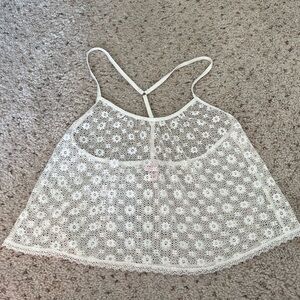 Victoria’s Secret Dream Angels Crop Lace Top